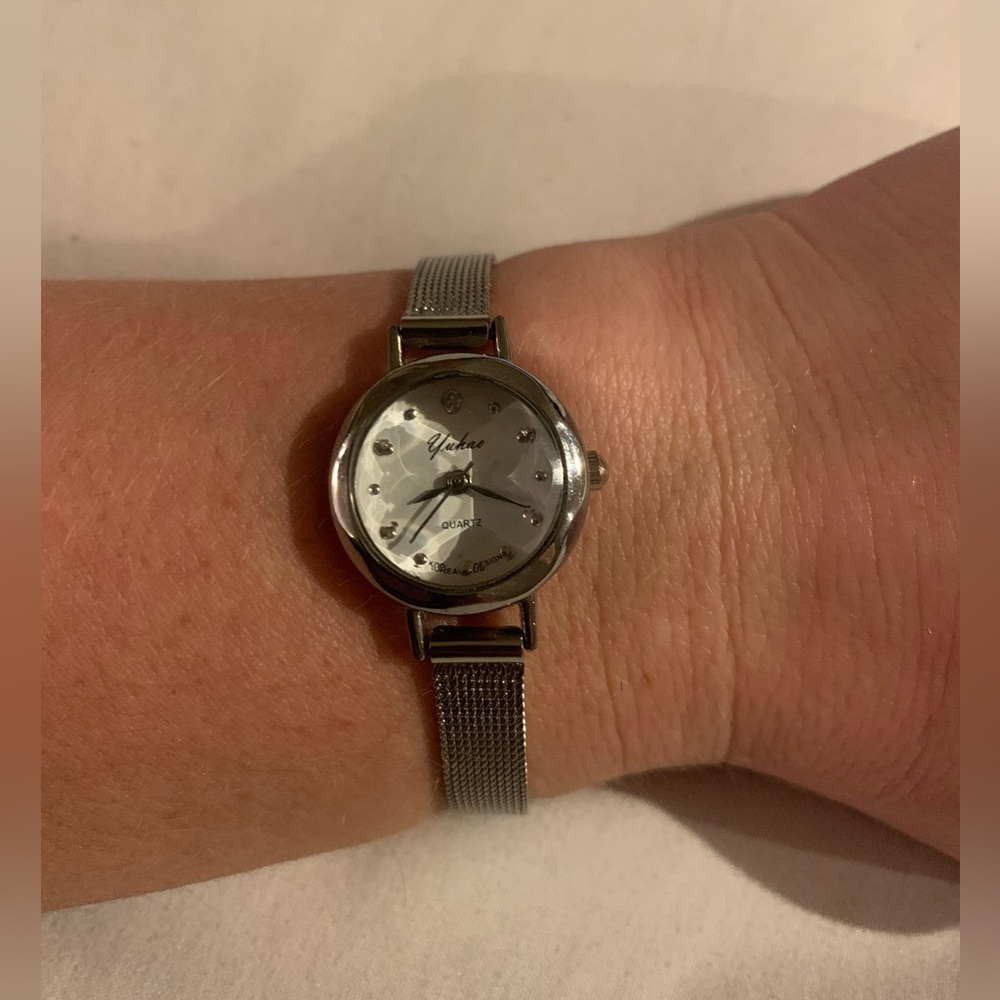 Metallic Silver Watch - Picture 3 of 5